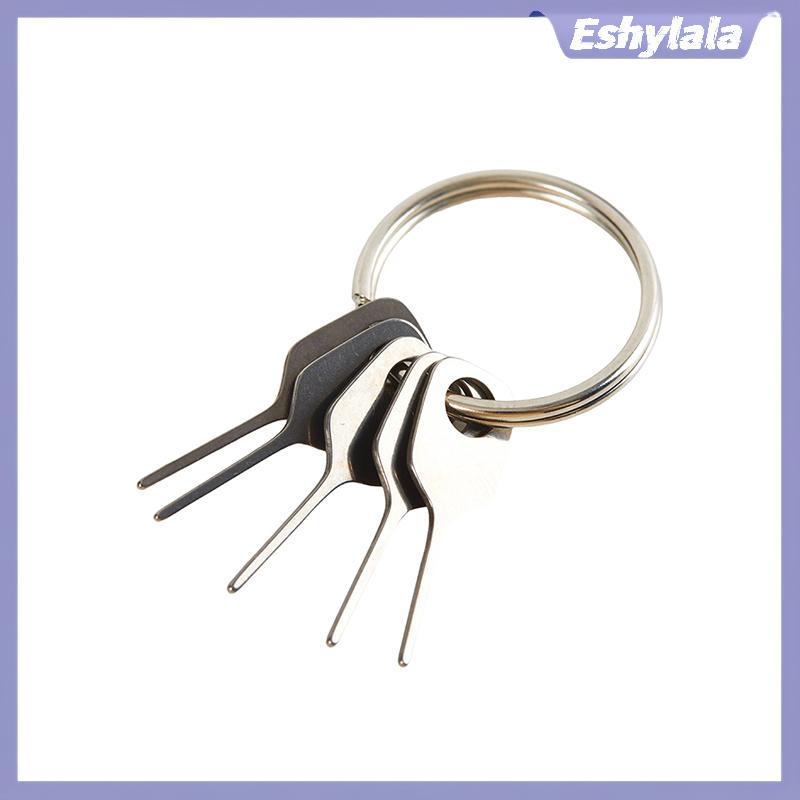 Eshylala 5 Cái / bộ Thẻ SIM Eject Pin Dụng Cụ Chìa Khóa Kim Thẻ SIM Khay Đựng Eject Pin Cho Điện Tho