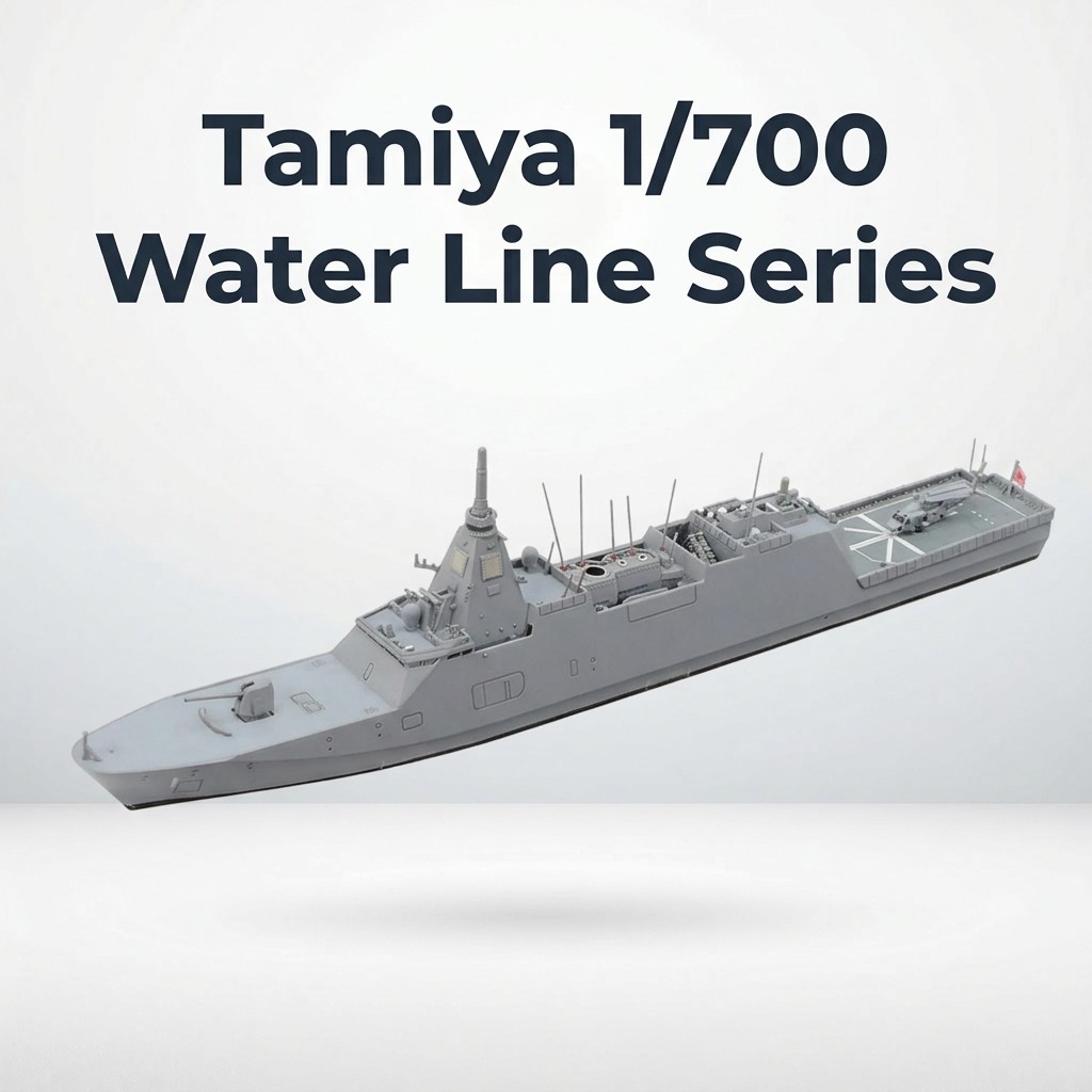 Mô hình lắp ráp Tamiya 1/700 Water Line Series tàu hộ vệ JMSDF FFM-1 Mogami 31037 - Hàng Nhật
