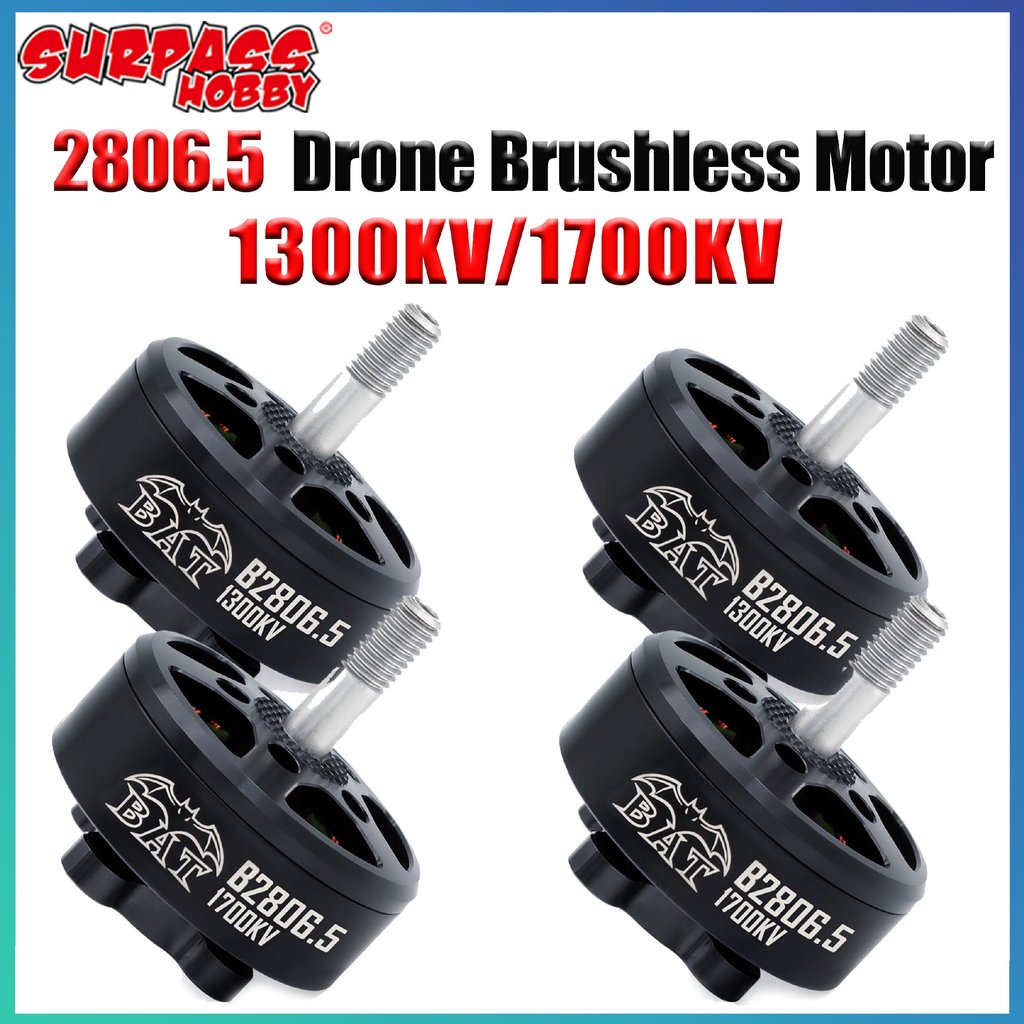 Vượt qua Sở Thích 2806.5 2807 BAT Động Cơ Không Chổi Than Outrunner Động Cơ 1300KV 1700KV 2-6S Cho X