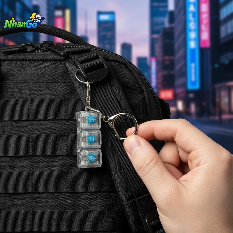 4/9 phím Bàn phím cơ khí trục Tester Led Bàn Phím Key Toy COD