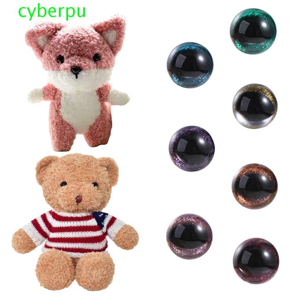 Mắt an toàn CYBERPULSE cho Amigurumi, Mắt động vật nhồi bông Mắt mèo pha lê Mắt an toàn cho móc, Mắt