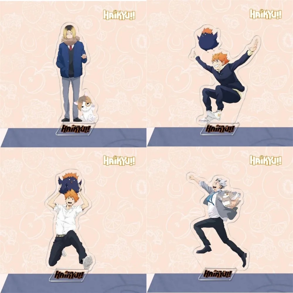 Standee Anime Haikyuu Mô Hình Mica Acrylic Nhân Vật Hinata Shoyo Kageyama Kenma Bokuto Sugawara Tran