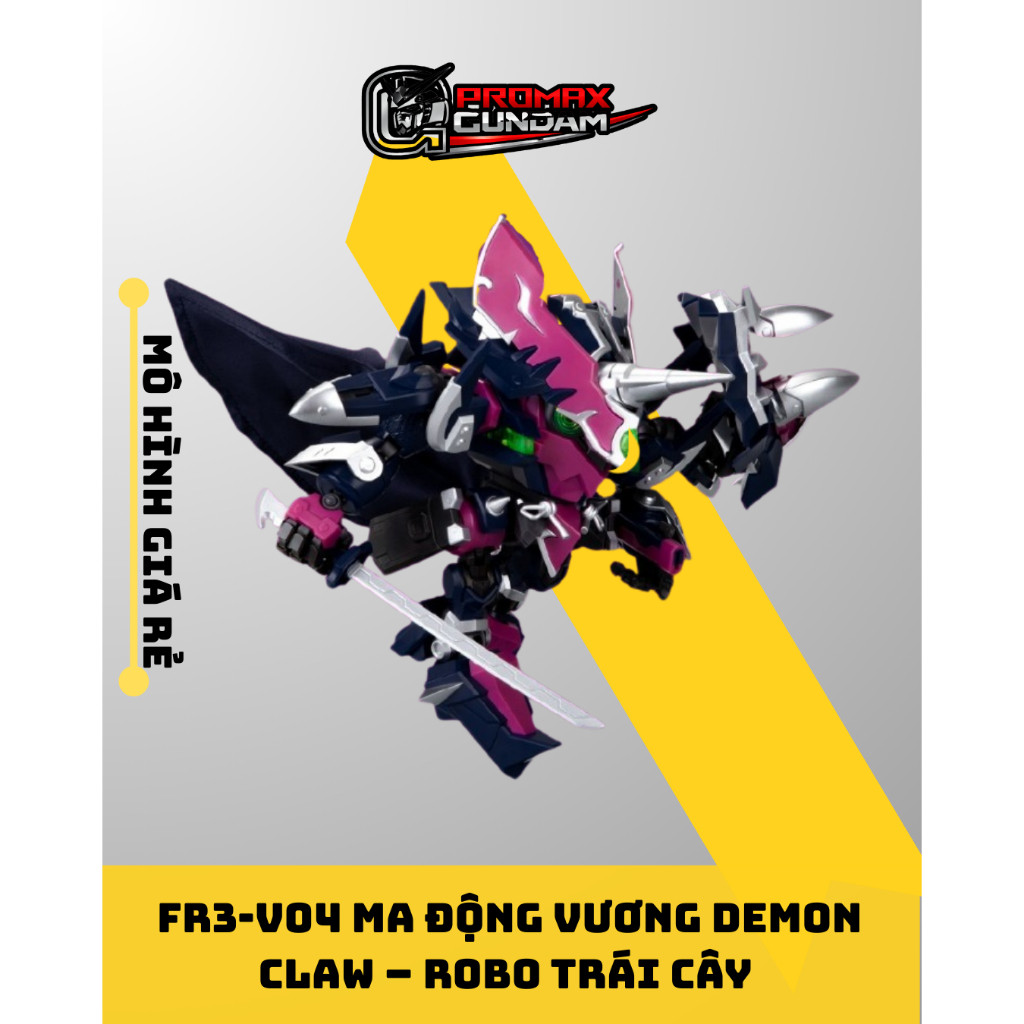 Mô Hình Lắp Ráp FR3-V04 Ma Động Vương Demon Claw – Robo Trái Cây | Yi Li Chuang Wan  - GundamGao