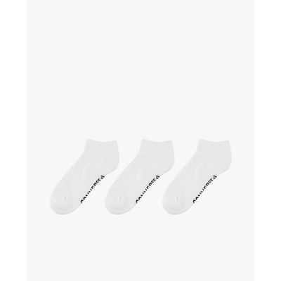 CONVERSE - Set 3 vớ nam cổ thấp dệt logo_MC0596001-00W