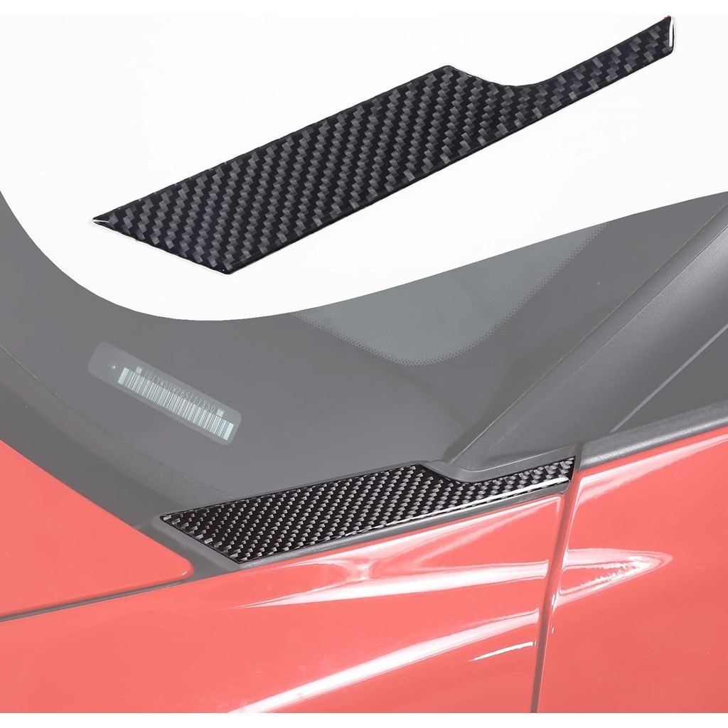 Vỏ viền tam giác Lcojicep Hood Tương thích với Corvette C6 Z06 ZR1 2005-2013 Nhãn dán ngoại thất bằn