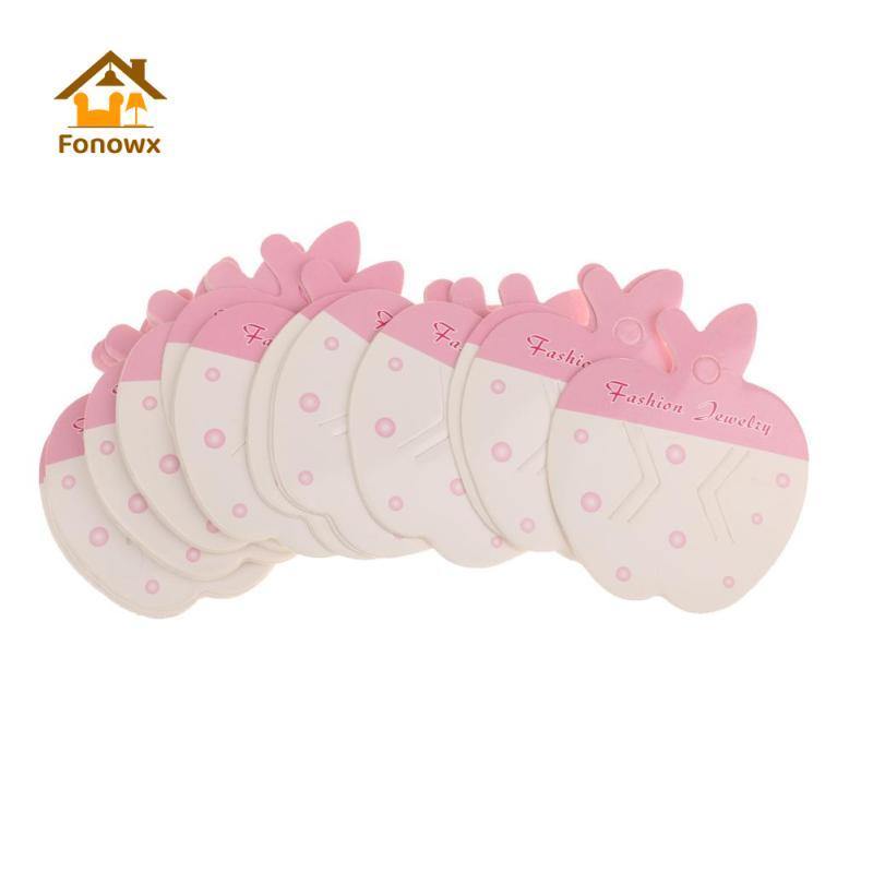 50 Cái / gói Hình Kẹp Tóc Thẻ Kẹp Tóc Trang Sức Cardstock Thẻ Trưng Bày Tóc