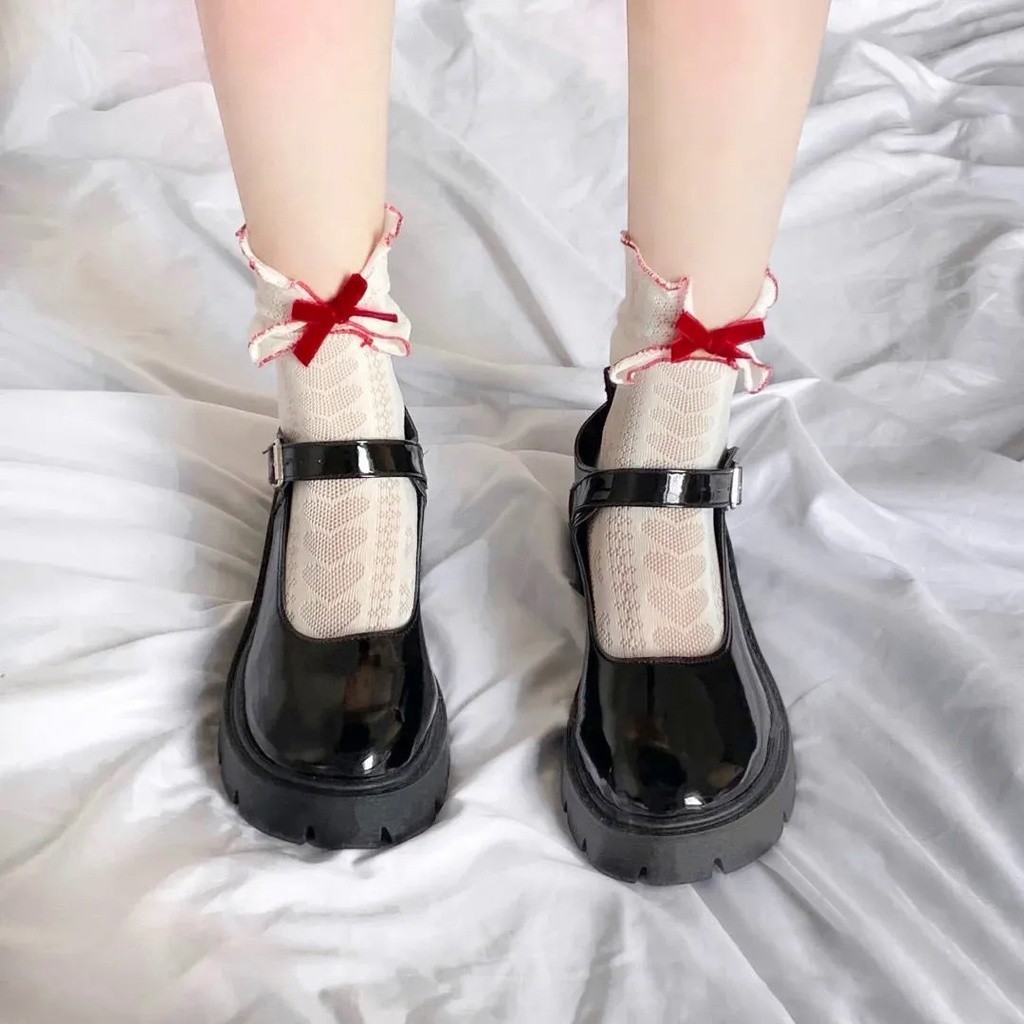 Jk Vớ Ống Lửng Phối Ren Mỏng Thoáng Khí Có Khóa Cài Cổ Điển Mùa Xuân Hè | BigBuy360 - bigbuy360.vn