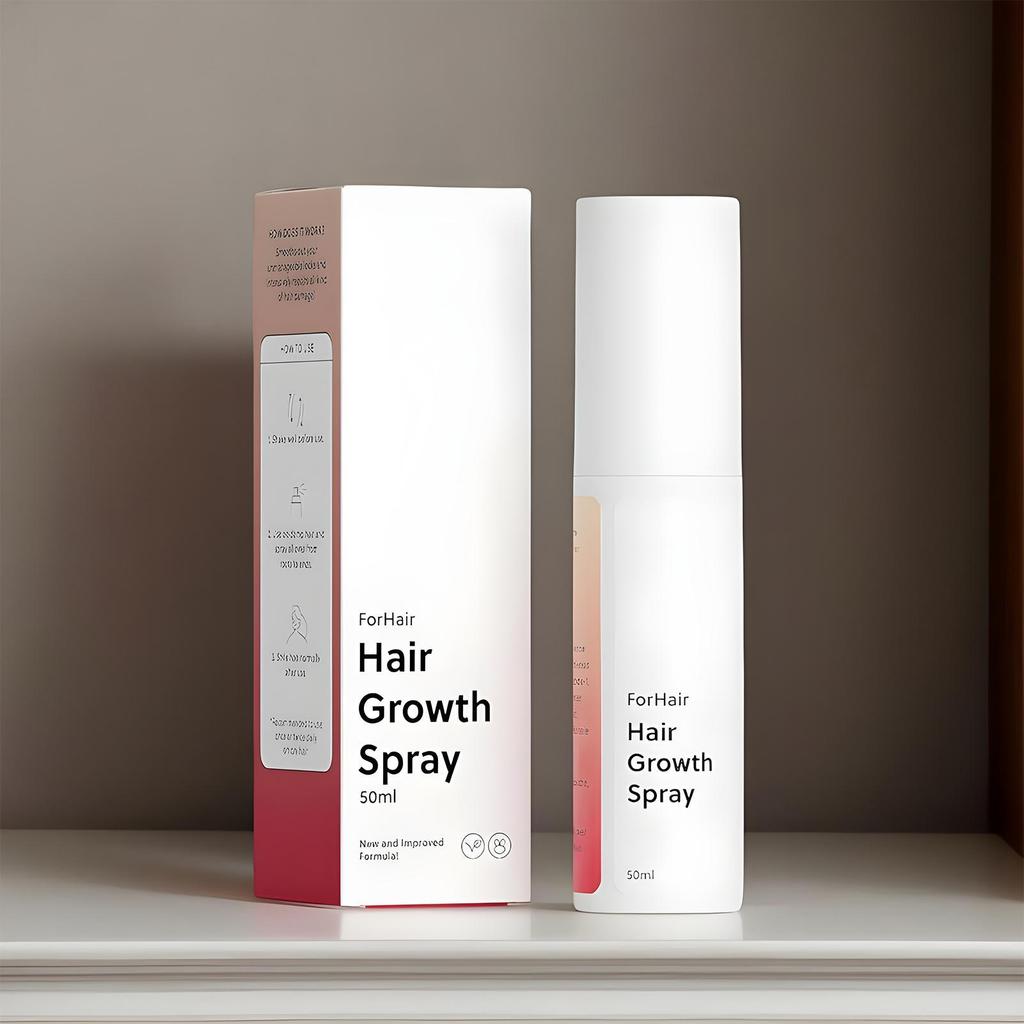 Hair Growth Oil Spray 50ml Hair Growth Scalp Spray Fast-Absorbing Oil Non-Greasy Mist for Thicker Fu