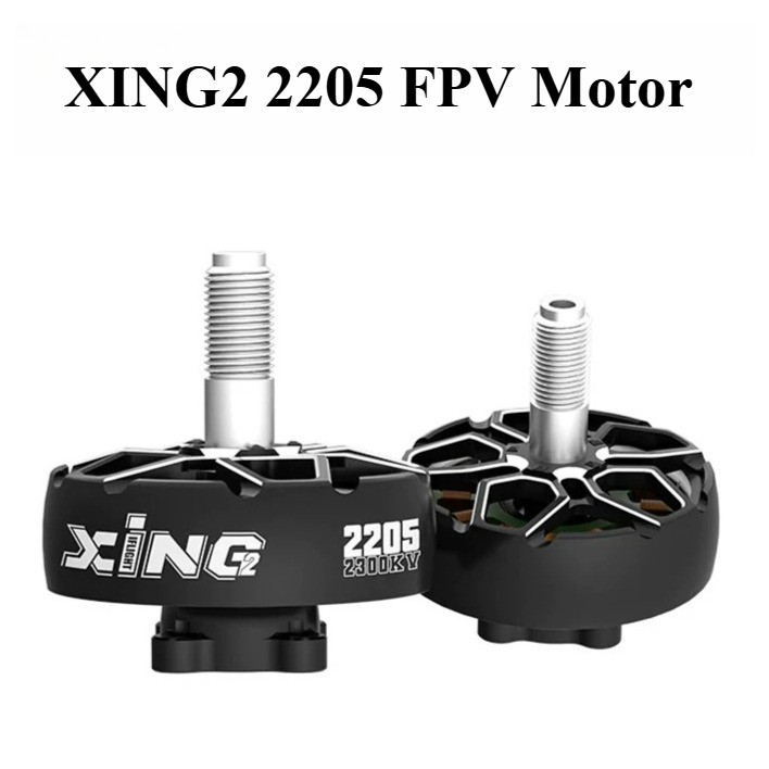 IFlight XING2 2205 2230KV / 2450KV / 3200KV 2S-6S FPV Motor 12N14P Khe Cắm Cực 5mm Trục Cho FPV Đồ C