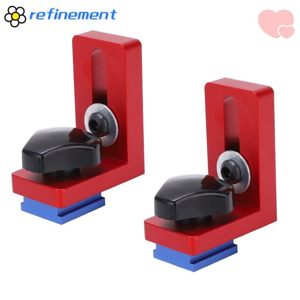 HOÀN THIỆN 2 Giá đỡ trượt T-Track, cho hợp kim nhôm 30 T-Track ​Miter Track Stop, Precision 30 Loại 
