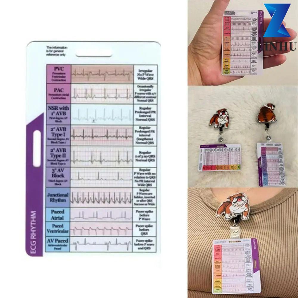 Thước đo tự đo LINHU Ecg, Đo lường chính xác Ecg / Thẻ bỏ túi nhịp điệu ekg, ECG nhựa / EKG Giải thí