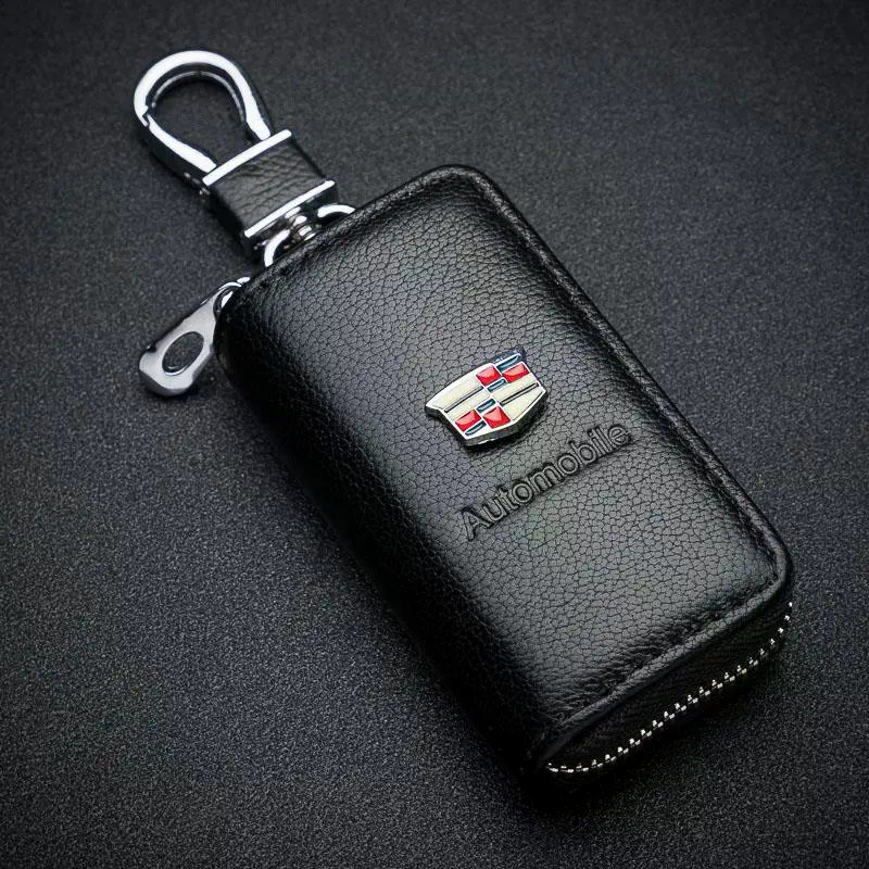 Túi đựng chìa khóa Logo ô tô Cadillac Hộp đựng chìa khóa đa chức năng cho Cadillac