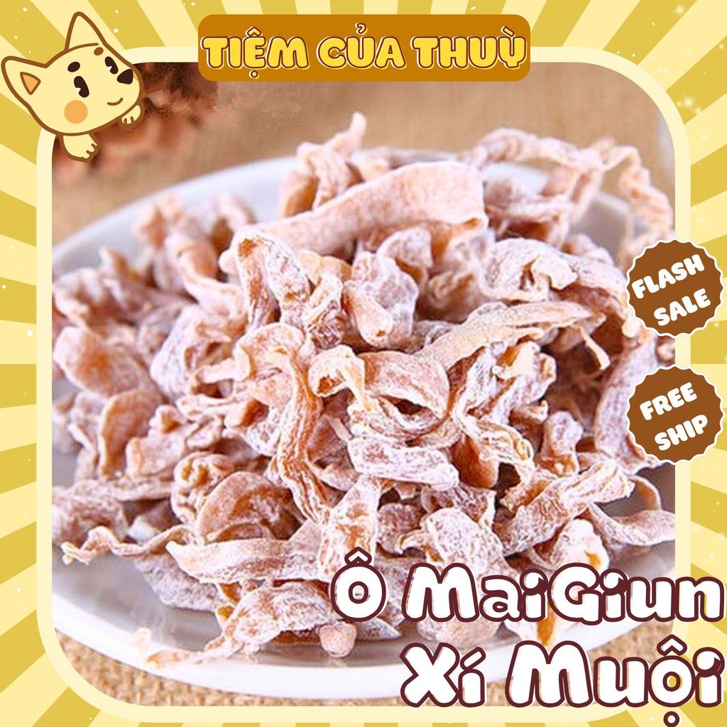 500G Ô Mai Giun Thái Lan, Ô Mai Dây Xí Muội / Ô Mai XÍ Muội Giun Đu Đủ, Tiệm Ăn Vặt Thuỳ Bùi