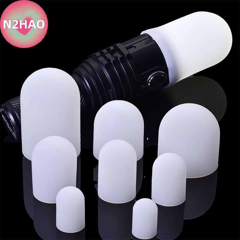 N2HAO 2 Chiếc Silicon Đàn Hồi Đèn Pin Lampshade Cho SP31 SP35 IF22A C8G IF25A SP36 S2 C8 EA01 TS21 Q