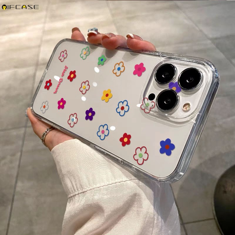 Dành Cho Meizu 22 Meizu22 5G Ốp Lưng Điện Thoại Nhiều Màu Sắc Dễ Thương Hoa Tươi Mùa Hè Trong Suốt V
