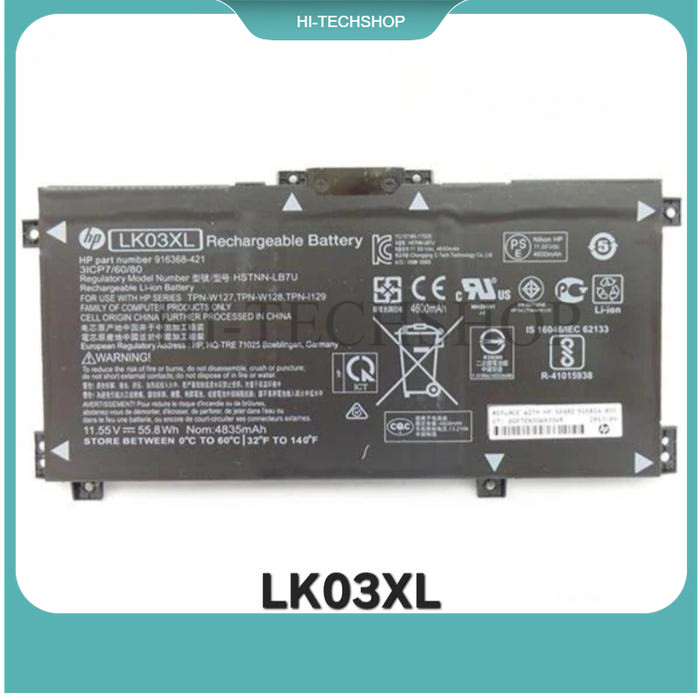 ⭐⭐[ZIN] Pin laptop h.....p envy x360 -15 15-m envy 17- LK03XL