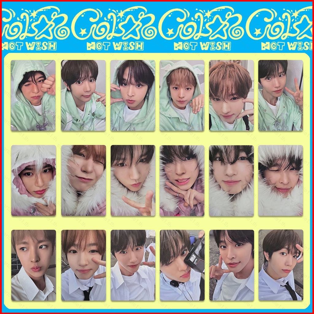 ST1 6 Cái / bộ NCT WISH SION LOMO Card JAEHEE Mini Album Thứ 3 MÀU Bưu Thiếp Bộ Sưu Tập Ngôi Sao Ngo