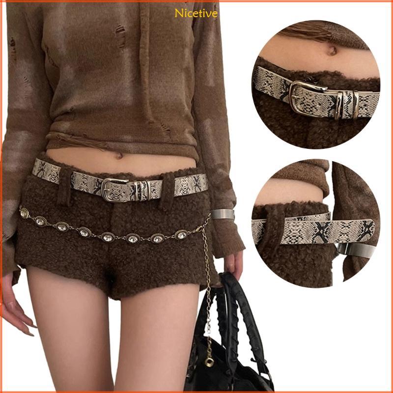 Thắt lưng báo da cho quần jean, style boho chic, phù hợp bé gái yêu thời trang đường phố