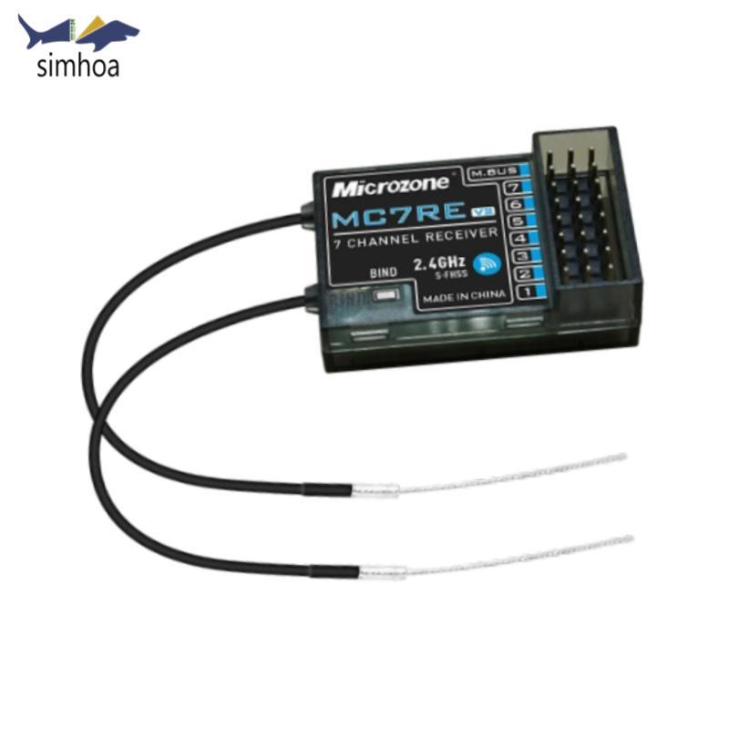 Bộ thu Simhoa 2.4GHz 6CH MC6RE có ăng-ten cho bộ điều khiển MC6C Máy bay RC Drone