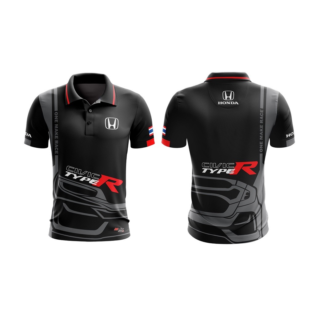 Áo thun thể thao đua xe Honda Racing Team