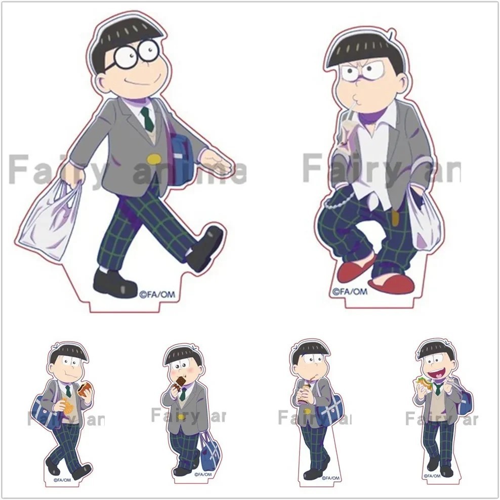 Standee Anime Osomatsu-san Mô Hình Mica Acrylic Osomatsu Karamatsu Choromatsu Ichimatsu Jyushimatsu 