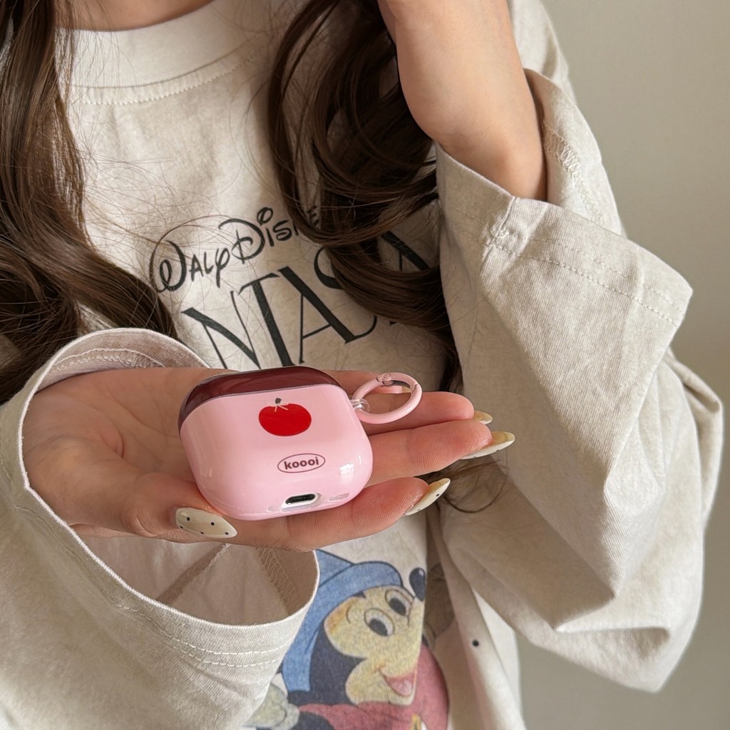 Dành Cho Apple AirPods PRO 3 2 1 4 gen Foundation Red Apple Apple AirPods Pro Vỏ Tai Nghe Phong Cách