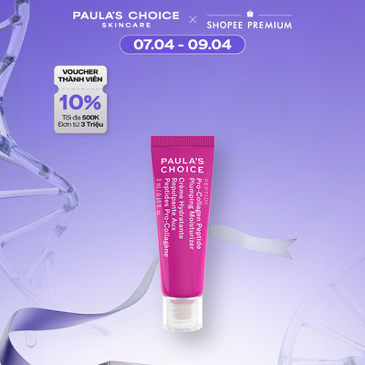 Kem dưỡng ẩm căng mọng và giảm nếp nhăn Paula's Choice Pro-Collagen Peptide Plumping Moisturizer 3ml 71512