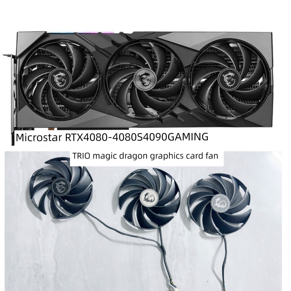 MSI MSI RTX4080 4080S 4090GAMING TRIO Magic Dragon Card Đồ Họa Quạt PL10020B12H