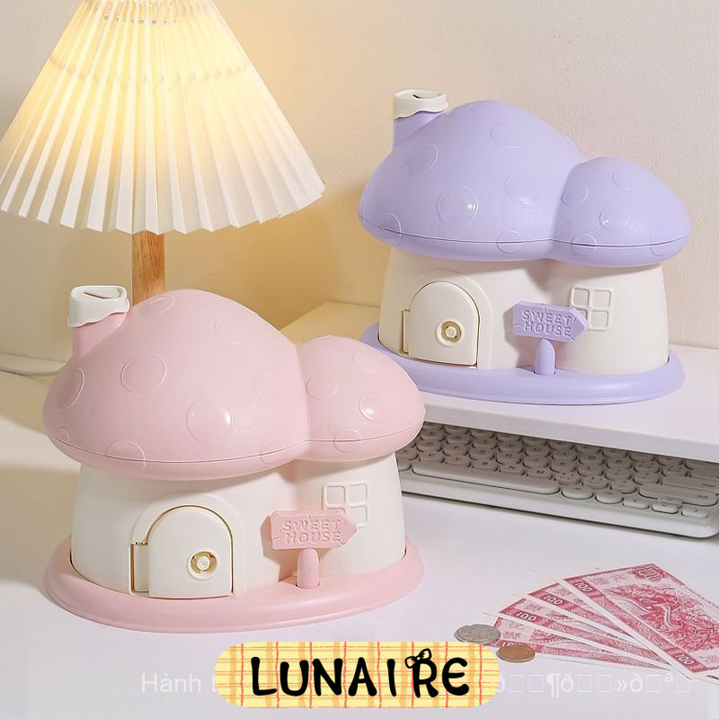Dễ Thương Nấm Heo Đất Giá Trị Cao Có Thể Store Hoạt Hình Heo Đất Quà Tặng Trẻ Em Để Bàn Trang Trí 35