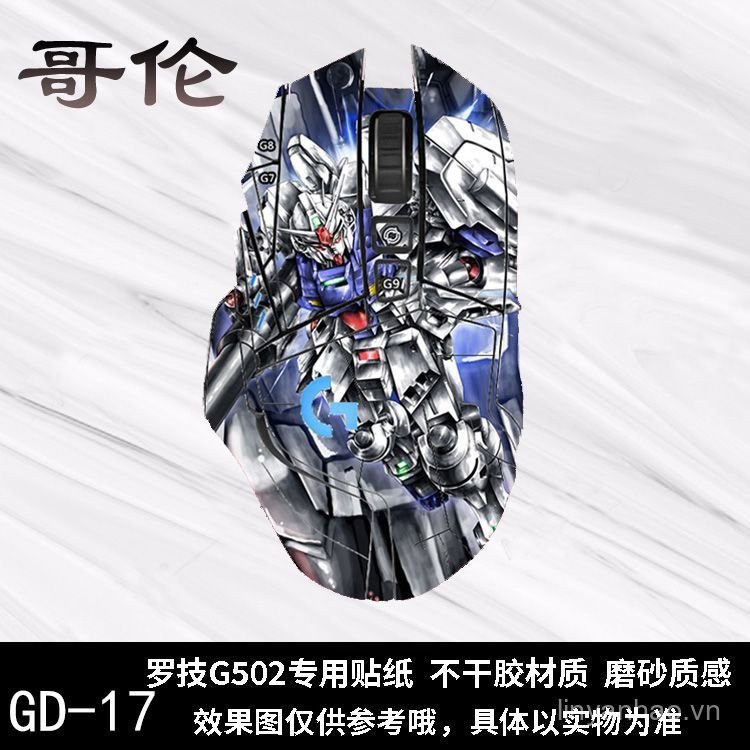 Thích hợp cho Logitech g502 Sticker g502 Phiên bản không dây Hero Master se Mouse Anime Gundam Serie
