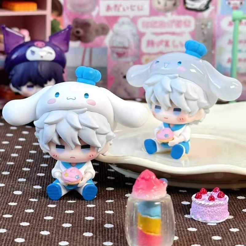 Sanrio Sweet Fun Time Mini Figurine Blind Box Cute Decoration for Girls' Birthday Gifts