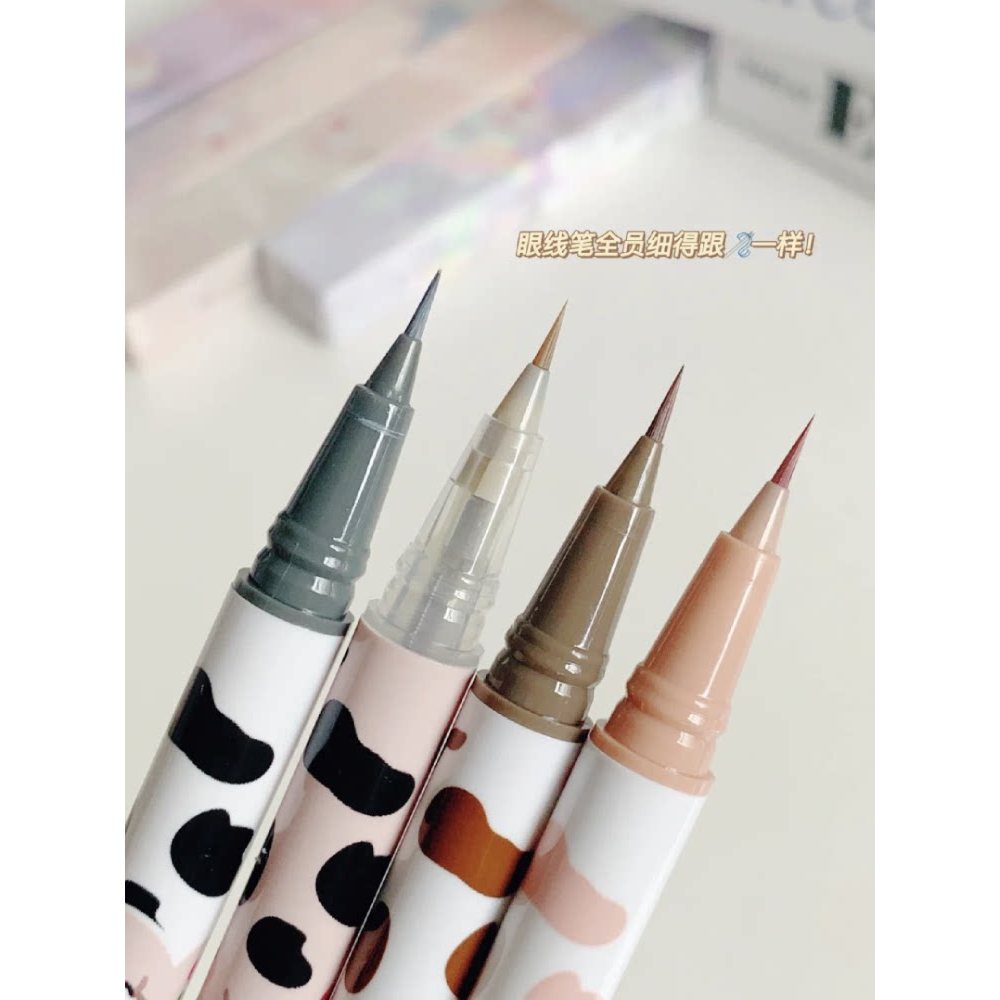 Flortte flortte flortte Nằm Tơ Bút Kẻ Mắt Màu 04 Tinh Tế Trắng Chống Thấm Nước Chống lem Giữ Trang Đ