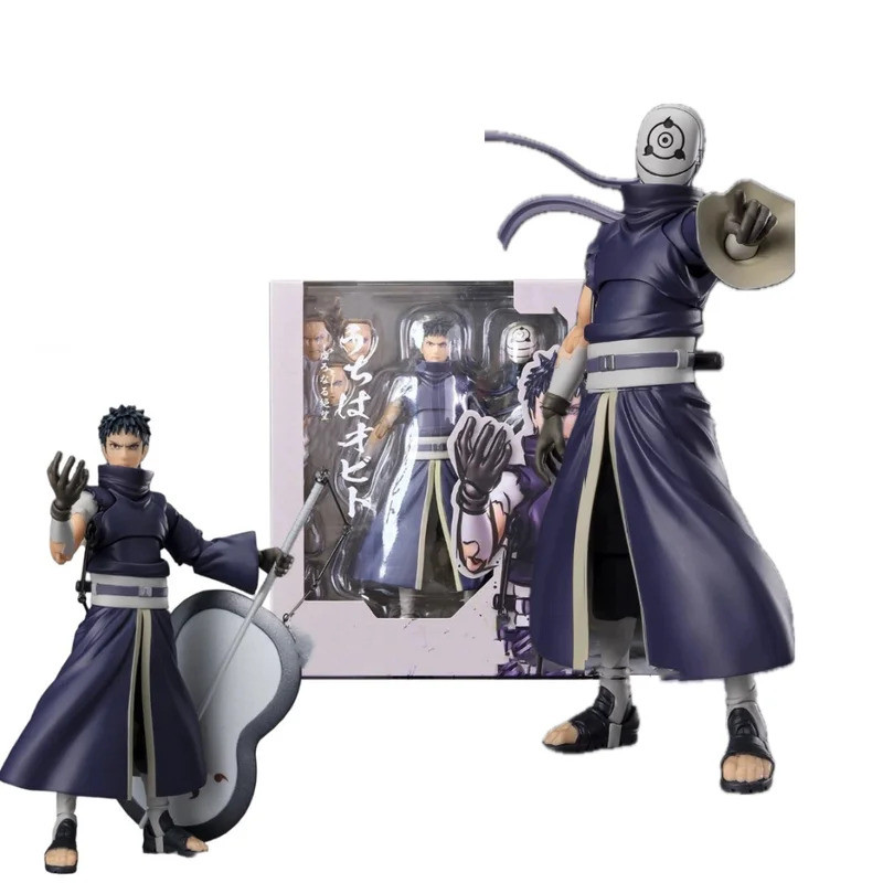 SHF Naruto Sasuke Obito Đồ chơi mô hình hành động khớp nối