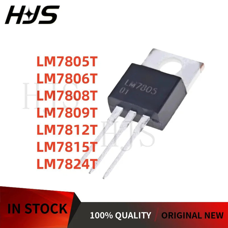 10 Chiếc LM7809T LM7808T LM7806T LM7824T LM7812T LM7815T TO-220 LM7809 LM7808 LM7806 LM7844 LM7812 L