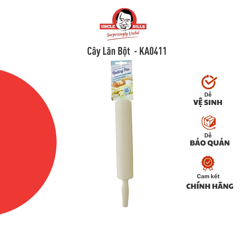 Cây lăn bột 45cm UNCLE BILLS KA0411