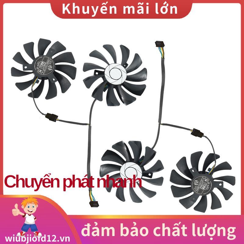 Mới 2 Cặp Quạt Card Đồ Họa 85mm Ha9010H12F-Z 4Pin Quạt Làm Mát Thay Thế Cho Gtx 1060 Oc 6G Gtx 960 P
