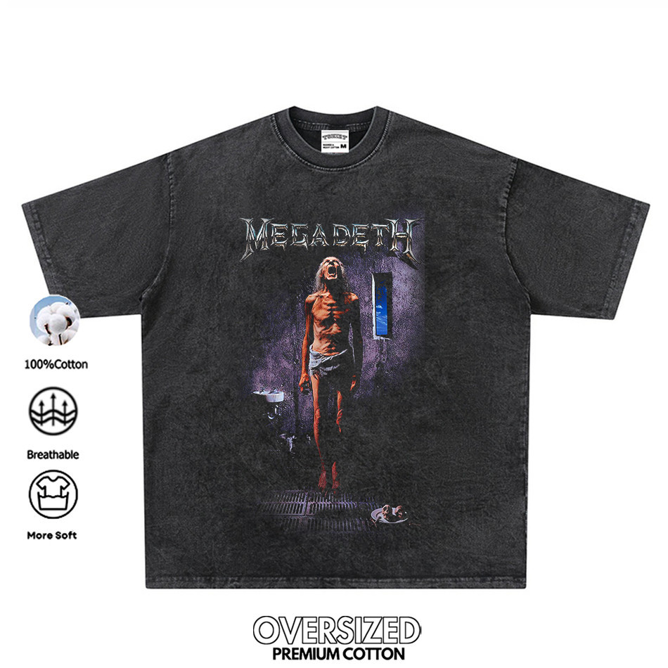 (24H SHIP)Áo thun phong cách đường phố-Nhuộm tie-dye tay ngắn-Họa tiết retro-100% cotton - Mềm mại v