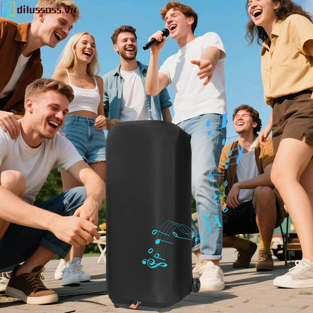 [dilussoss.vn] Vỏ bảo vệ loa Phụ kiện nắp loa co giãn cho JBL PartyBox 710