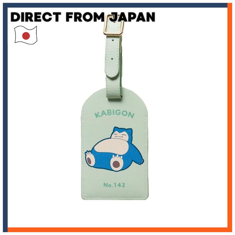 Gowell Pokémon Snorlax Luggage Tag Travel Identifier Name Tag Travel Accessories