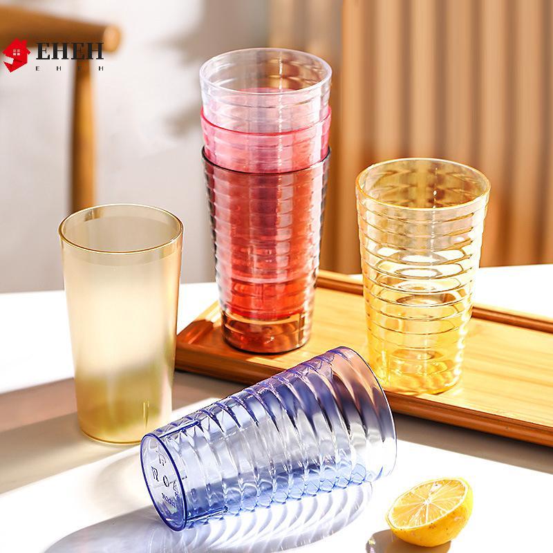 [EHEH] Cốc Nước Trong Suốt Giá Trị Cao, Cốc Bia PS Nhựa Thanh, Cốc Rượu Nước Ngoài Trong Suốt, Cốc N