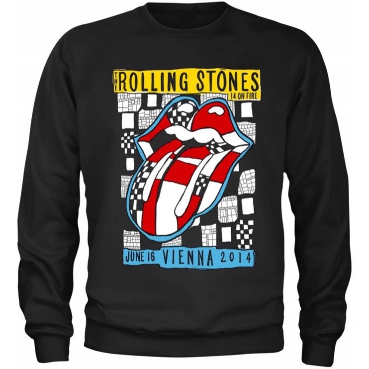 Áo thun dài tay lửa Rolling Stones @ Vienna 2026