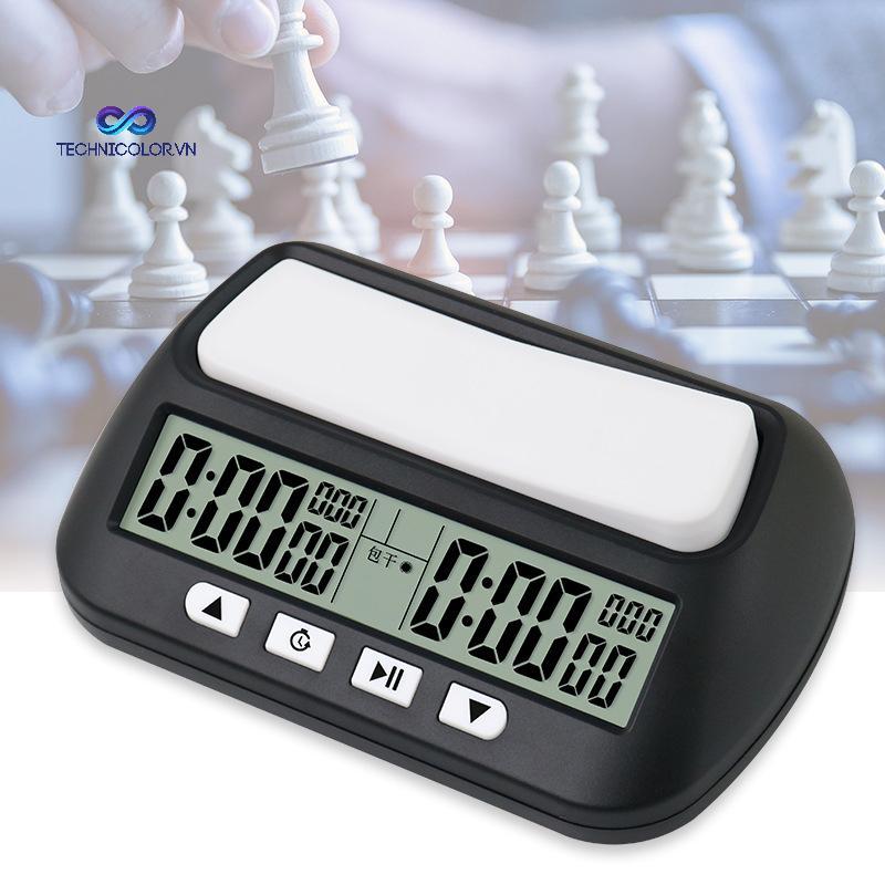 [TEC] Đồng hồ cờ vua di động đa chức năng 3 trong 1 Hẹn giờ cờ vua kỹ thuật số Hẹn giờ trò chơi VN