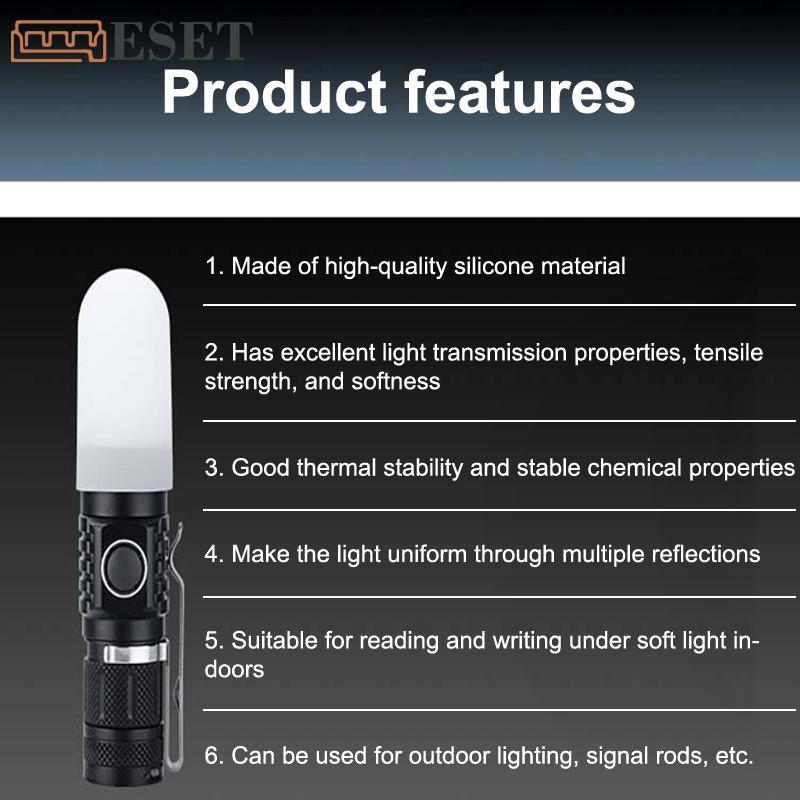 Mới - Đèn Pin Silicon cho các Model SP31/35/36, IF22A/25A, C8G/S2, Kích cỡ 14-75mm
