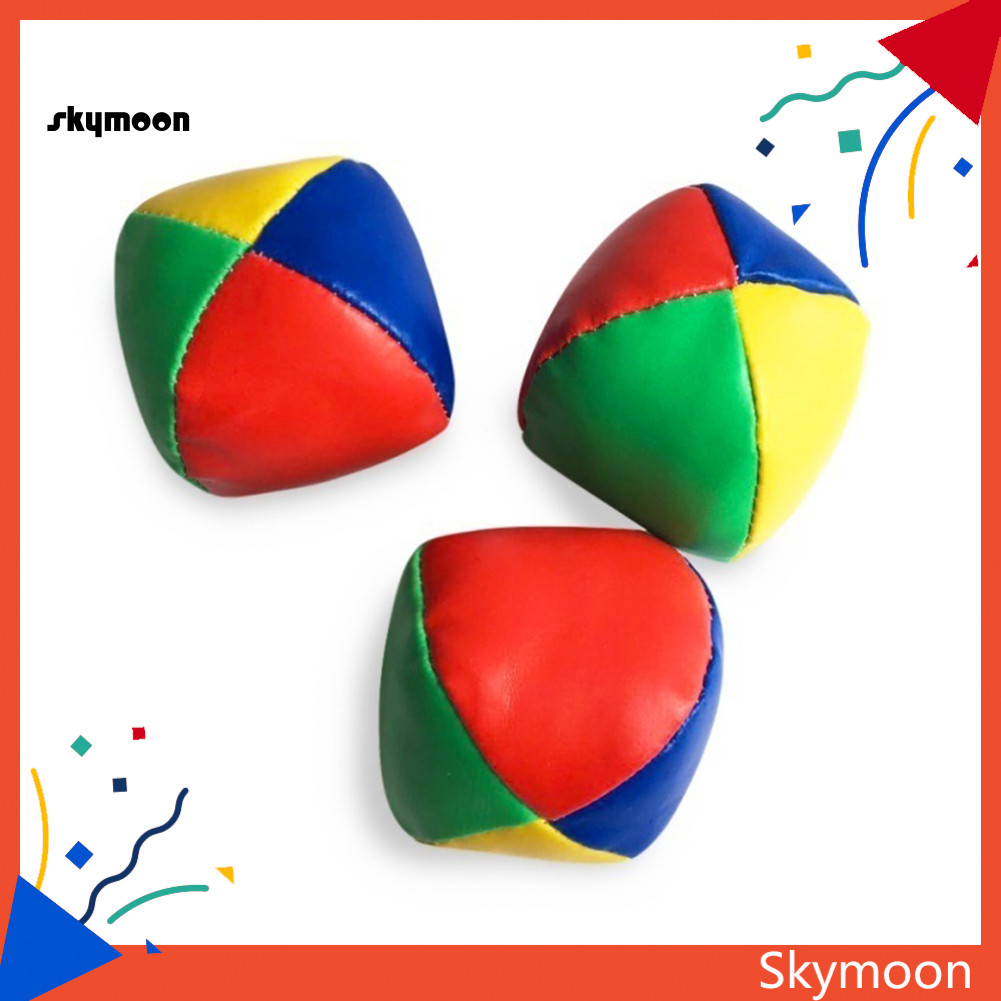 Skym * 3 Quả Bóng Juggling Túi Cổ Điển Juggle Magic Circus Người Mới Bắt Đầu Đồ Chơi Trẻ Em