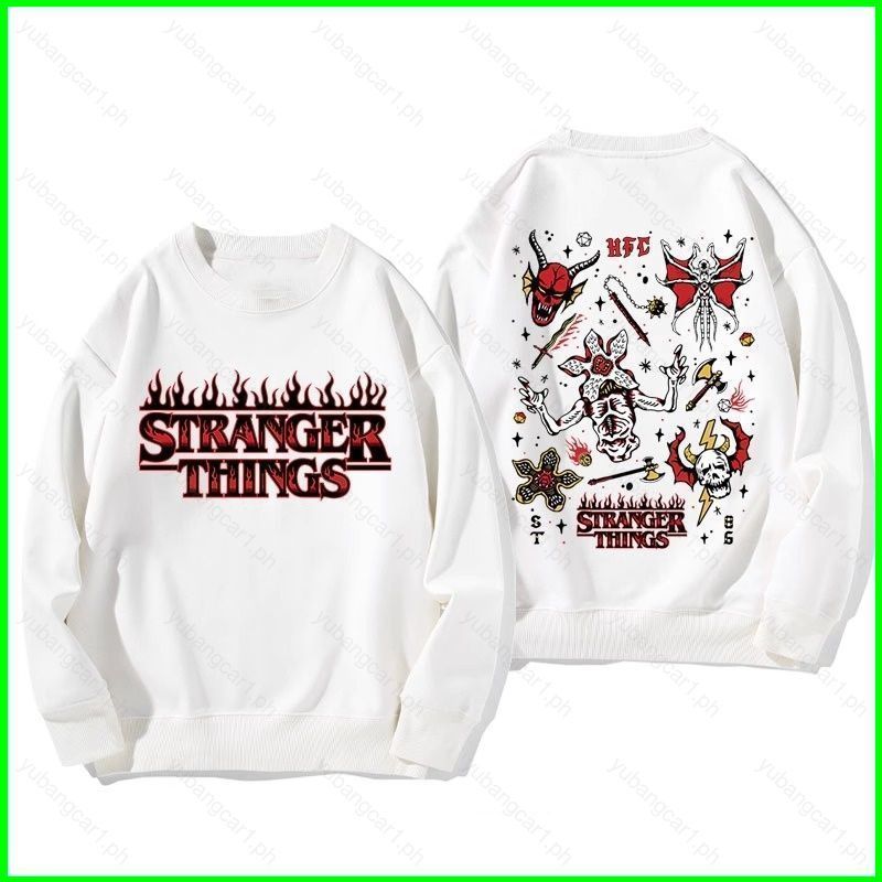 Áo dài tay Stranger Things season 5 Demogorgon, phong cách unisex