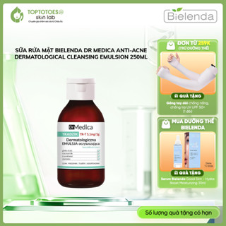   HÀNG NHẬP KHẨU  Sữa rửa mặt Bielenda Dr Medica Anti-acne Dermatological Cleansing Emulsion 250ml giảm mụn làm sạch sâu 
