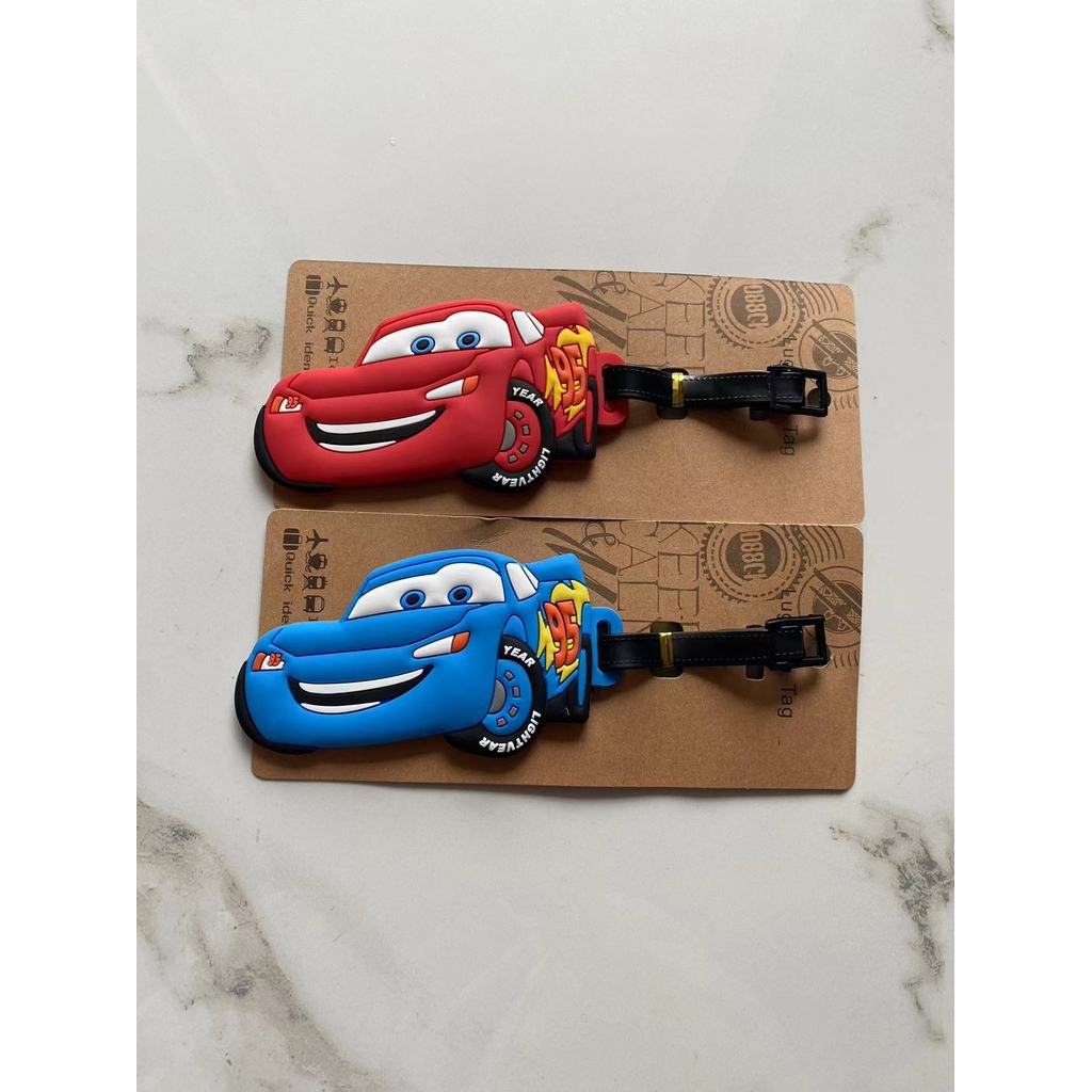Thẻ tên Túi liệt kê McQueen Cars Racing Story Thẻ hành lý OTD0