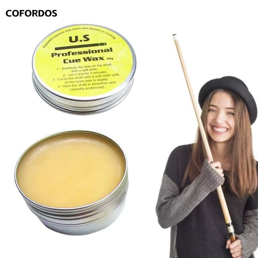 COFORDOS Cue Shaft Wax - Công thức Đặc Biệt Cho Que Bi-A, Làm Sạch & Mượt Mà