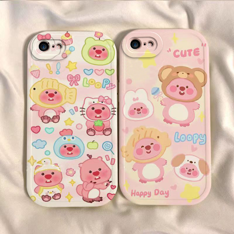 óp lưng iphone 12 pro max ốp lưng iphone Thích hợp cho Apple 7 / 8 Ốp Điện Thoại Nữ Dễ Thương iPhone