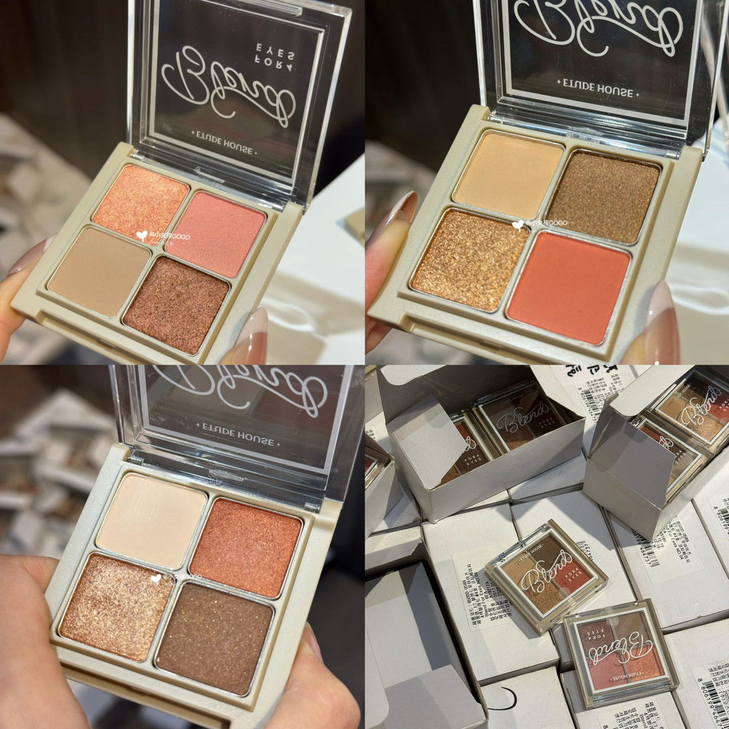 phấn mắt romand bảng mắt Etude House Chính Hãng Bốn Màu Phấn Mắt 02 / 03 / 04 Gradient Pearlescent M